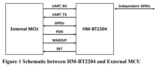HOPERF HM-BT2204 Bluetooth Low Energy Data Transmission Module-fig2