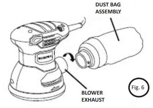 BORMANN PRO BSS2450 Eccentric Sander 125mm Power 300W - figure 7