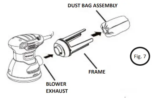 BORMANN PRO BSS2450 Eccentric Sander 125mm Power 300W - figure 8