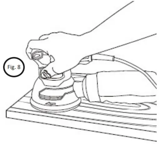 BORMANN PRO BSS2450 Eccentric Sander 125mm Power 300W - figure 9