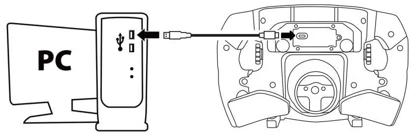 THRUSTMASTER Formula Wheel Add-On Ferrari SF1000 Edition Controller - UPDATE THE FIRMWARE OF THE RIM 1