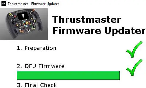 THRUSTMASTER Formula Wheel Add-On Ferrari SF1000 Edition Controller - UPDATE THE FIRMWARE OF THE RIM 3