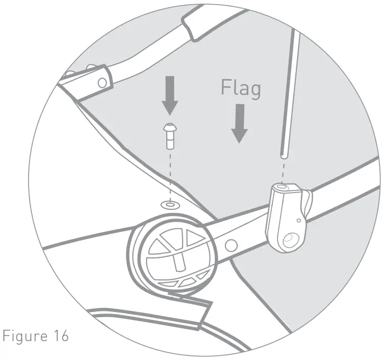 BURLEY DLite CHILD TRAILER - Cover and Flag
