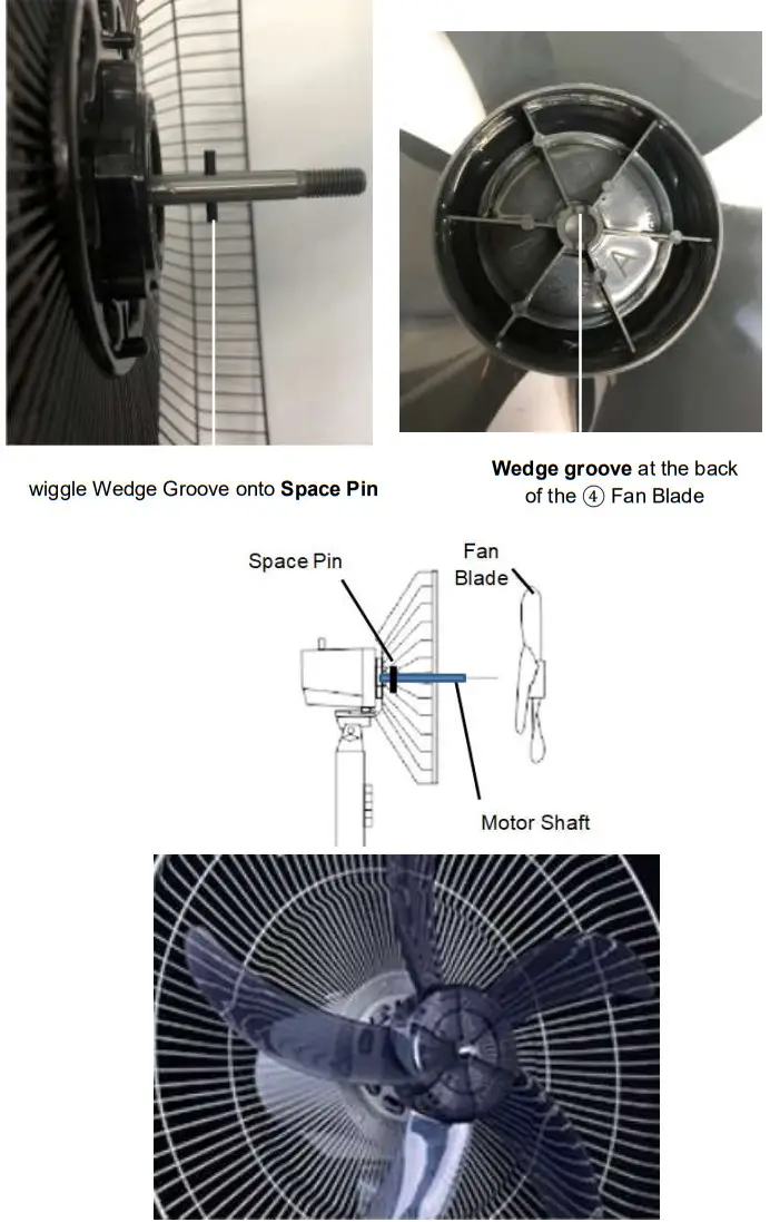 PowerPac PPFS70 18 Inch Electric Stand Fan - fig 4