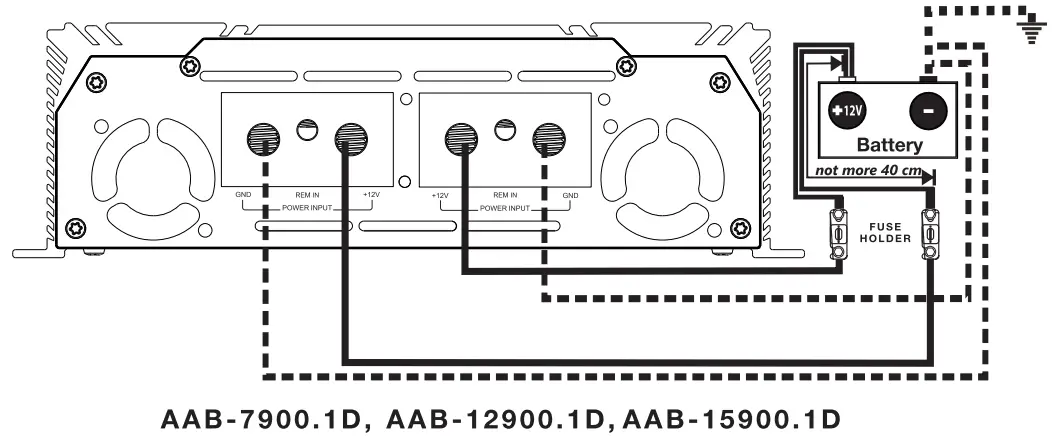 Deaf Bonce AAB 7900 1D Apocalypse Mono Amplifier - fig3
