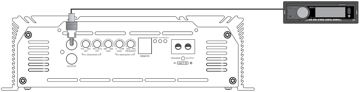 Deaf Bonce AAB 7900 1D Apocalypse Mono Amplifier - fig4