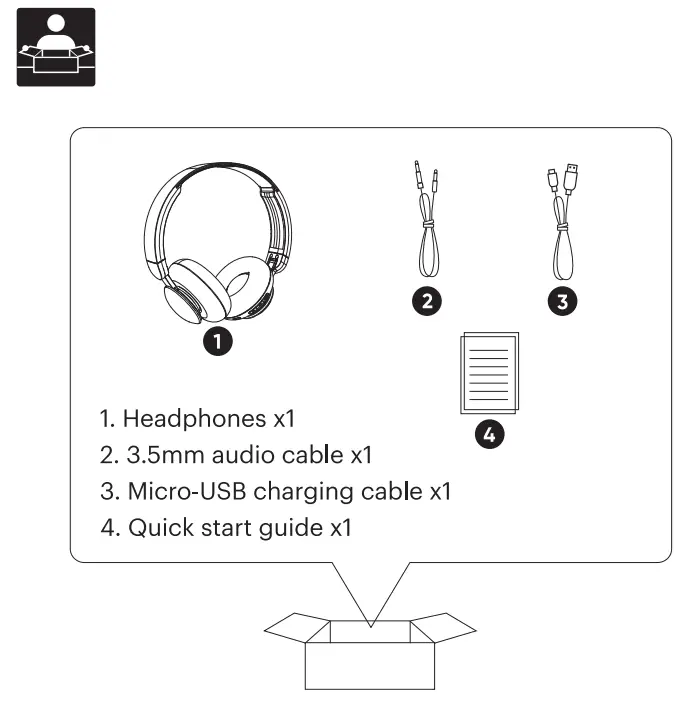 onn AAABLK100002890 Wireless On Ear Headphones