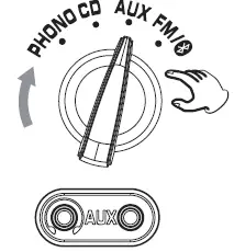 VICTOR VWRP-3800 7-In-1 Wood Music Center-13