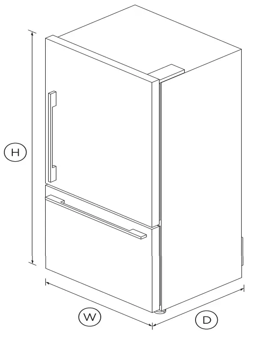 FISHER PAYKEL RF522WDRX5 79cm Freestanding Refrigerator Freezer - fig1