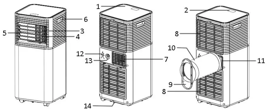 emerio PAC-127032.1 Portable Air Conditioner-2