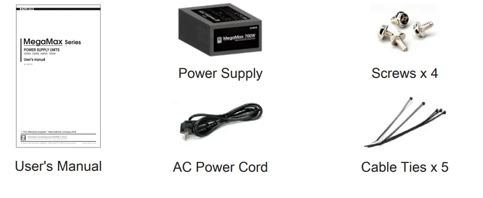 ZALMAN-MegaMax-ZM-TXII-Series-Power-Supply-Unit