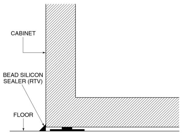 Perlick HB24RS4 SS Stainless Steel Exterior Undercounter Refrigerator - damage