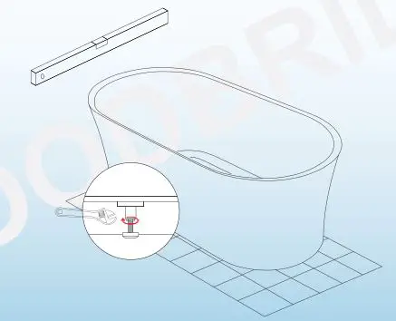 WOODBRIDGE Air Bathtub User Manual - Once the leakage test