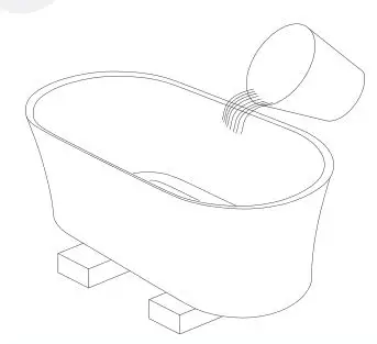 WOODBRIDGE Air Bathtub User Manual - Set your bathtub on two 4 4 piece