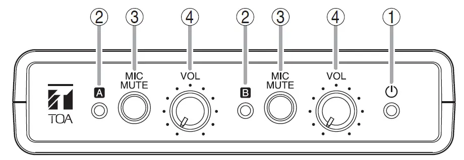 TOA NF-2S Window Intercom System Expansion Set fig 1