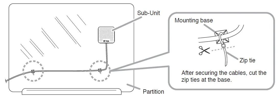 TOA NF-2S Window Intercom System Expansion Set fig 18