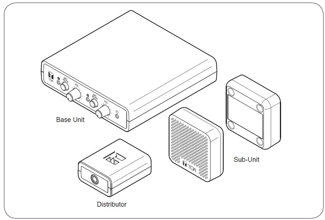 TOA NF-2S Window Intercom System Expansion Set fig 20