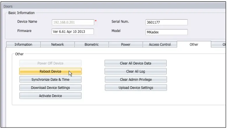 FINGeRTEC m-Kadex Simple Card Reader - been successfully changed