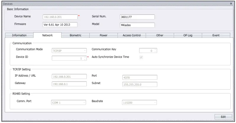FINGeRTEC m-Kadex Simple Card Reader - confirm the changes