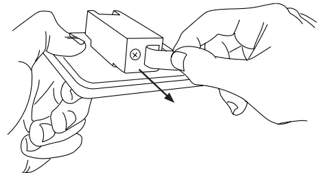 Read and remove the warning label