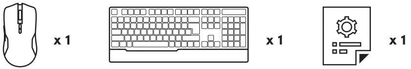 prolink GMK-6001M Megaderma Gaming Desktop Combo - Fig 1