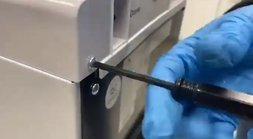 screws back in place