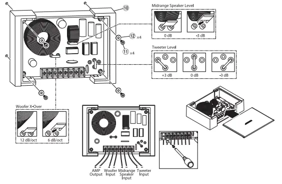 ALPINE HDZ-653 3-Way Component System 12