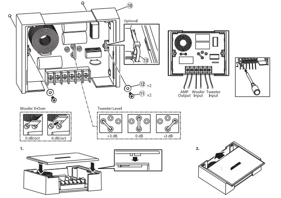 ALPINE HDZ-653 3-Way Component System 13