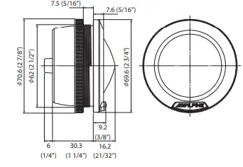 ALPINE HDZ-653 3-Way Component System 4