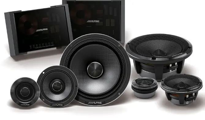 ALPINE HDZ-653 3-Way Component System