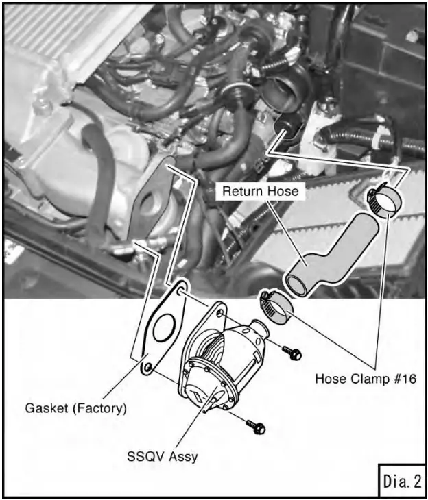 HKS 71002 AZ001 Super SQV Return Set - FIGURE 2