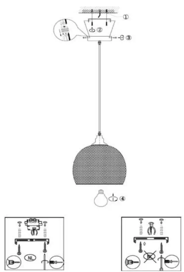 LUCIDE-43404-Mesh-Hanging-Lamp-FIG2
