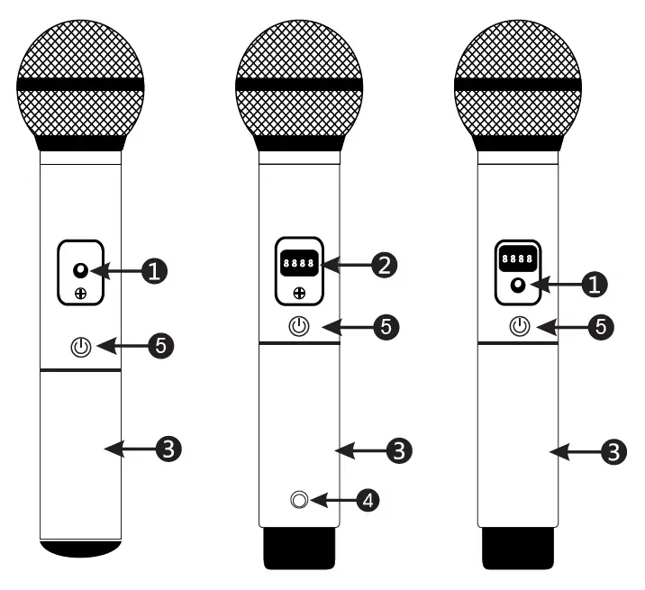 Compact UHF Wireless Microphone System (3)
