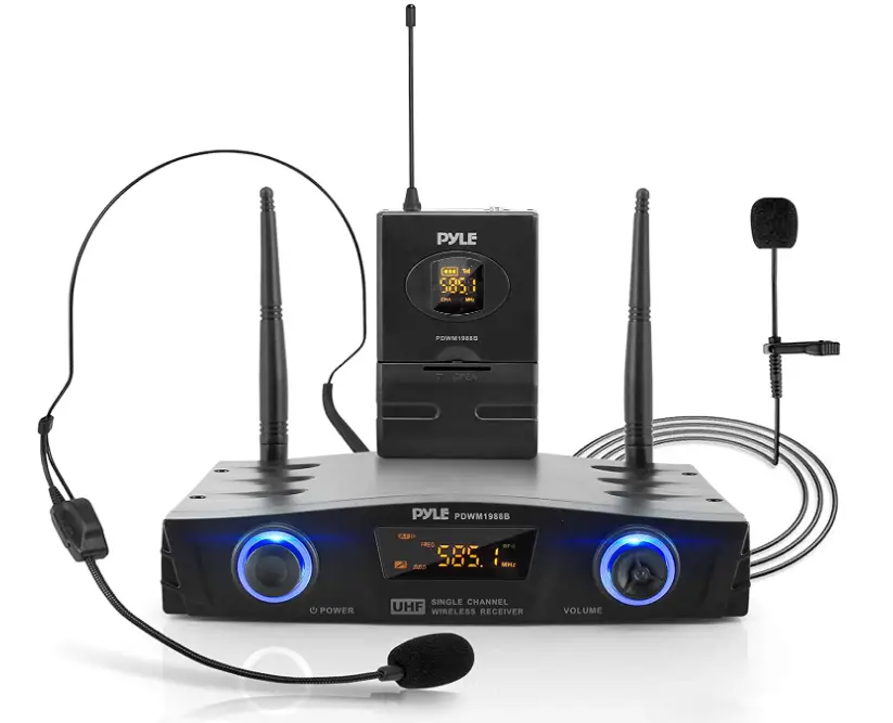 Compact UHF Wireless Microphone System