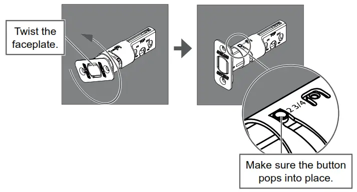 Schlage Control Smart Deadbolt BE467F - Adjust bolt length 2