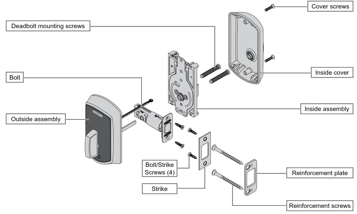 Schlage Control Smart Deadbolt Be467f Installation Manual Schlage Control Smart Deadbolt Be467f Installation Manual
