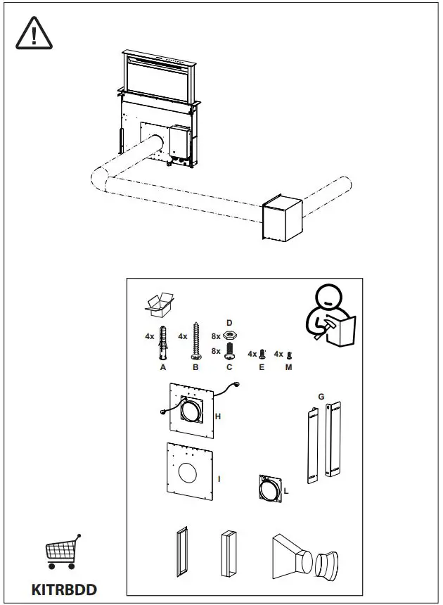smeg KDD90CNE Down Extractor Installation Guide - How to use