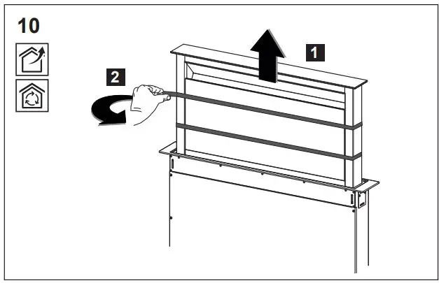 smeg KDD90CNE Down Extractor Installation Guide - How to use