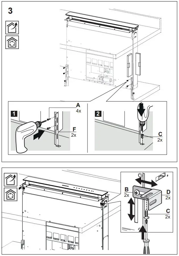 smeg KDD90CNE Down Extractor Installation Guide - How to use