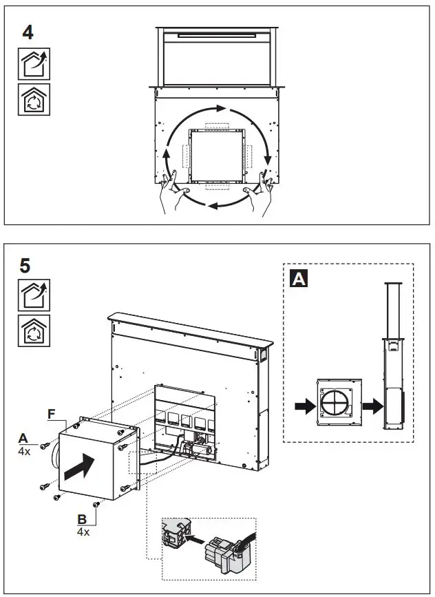 smeg KDD90CNE Down Extractor Installation Guide - How to use