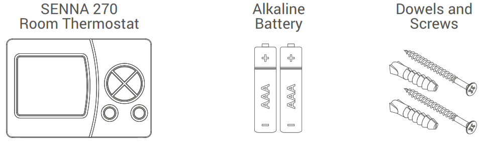 GENERAL LIFE Senna 270 Digital Room Thermostat - fig1
