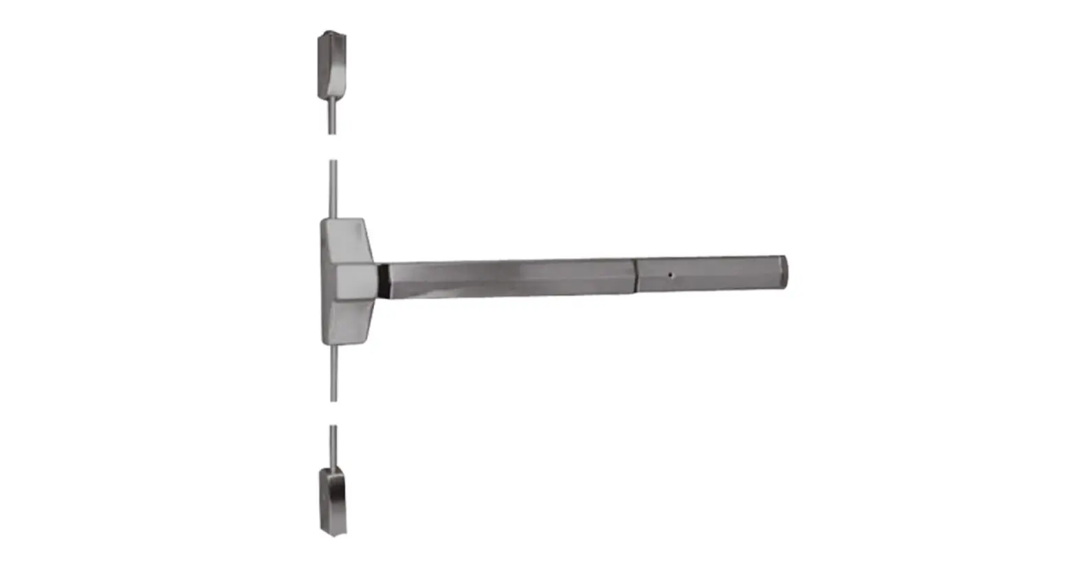 Yale 7100v Vertical Rod Exit Device Reversible Installation Guide