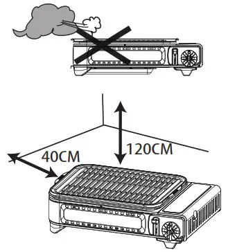 CAMPMASTER CM2280 Bute BQ Grill - PRECAUTIONS 7