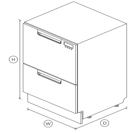 FISHER-PAYKEL-DD24DCTB9-NDouble-DishDrawer-Sanitize-Dishwasher-FIG-1
