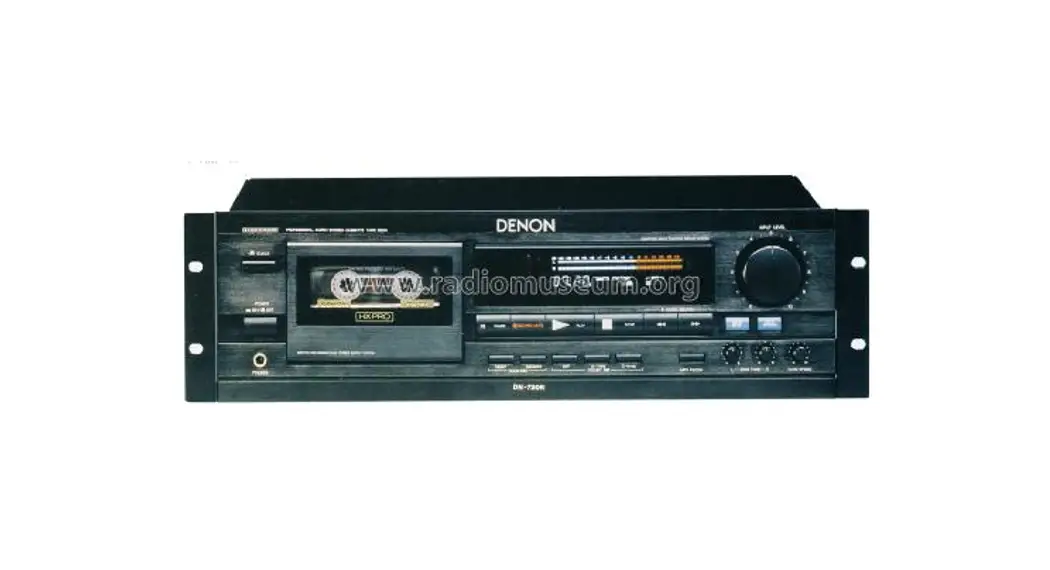 Denon Dn-720r Stereo Cassette Tape Deck Instruction Manual