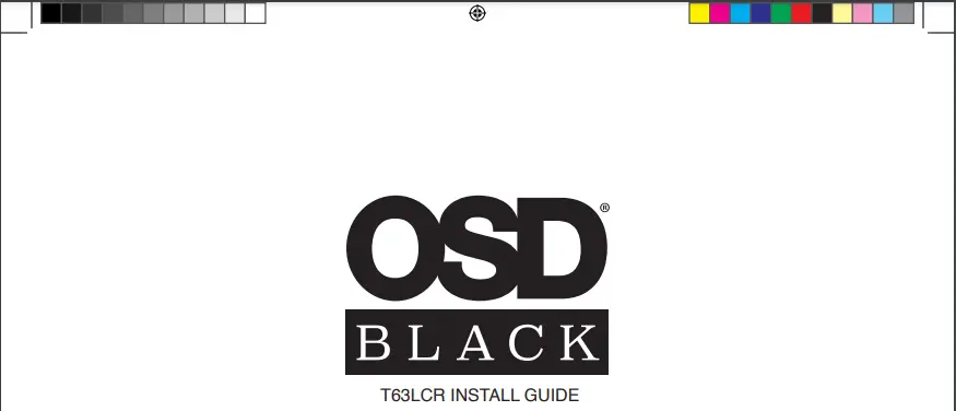Osd Audio T63lcr Optimal Speaker Installation Guide Osd Audio T63lcr Optimal Speaker Installation Guide
