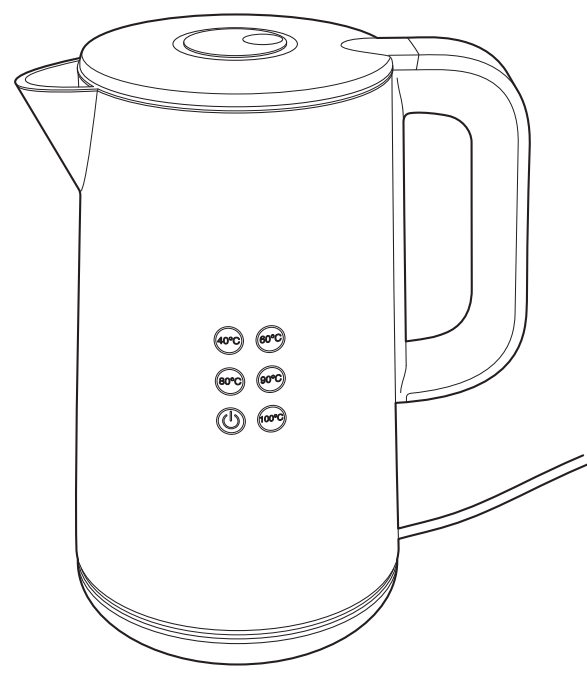George home GDK101B-22 Digital Controlled Kettle
