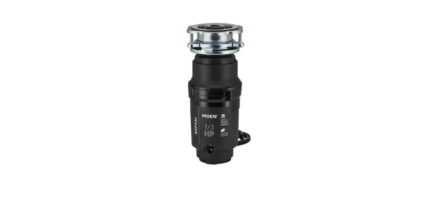 Moen Gxp33c 1/3 Hp Garbage Disposal With Cord Instruction Manual