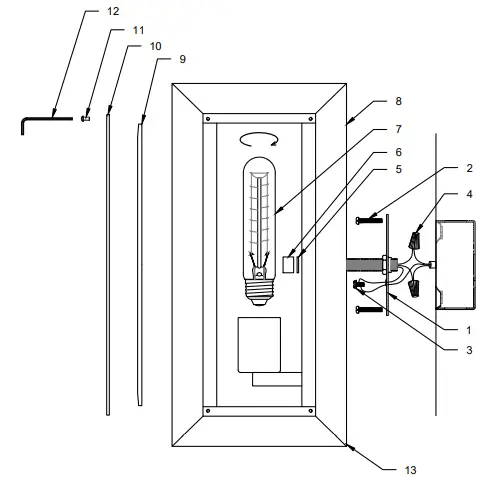 TROY-LIGHTING-B4051-Lowry-1-Light-Wall-Sconce-in-Textured-Bronze-Patina-Brass-Finish-and-Clear-Glass-fig-1