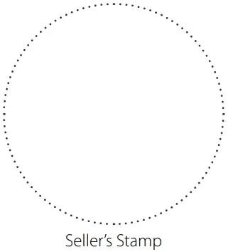 Seller's stamp